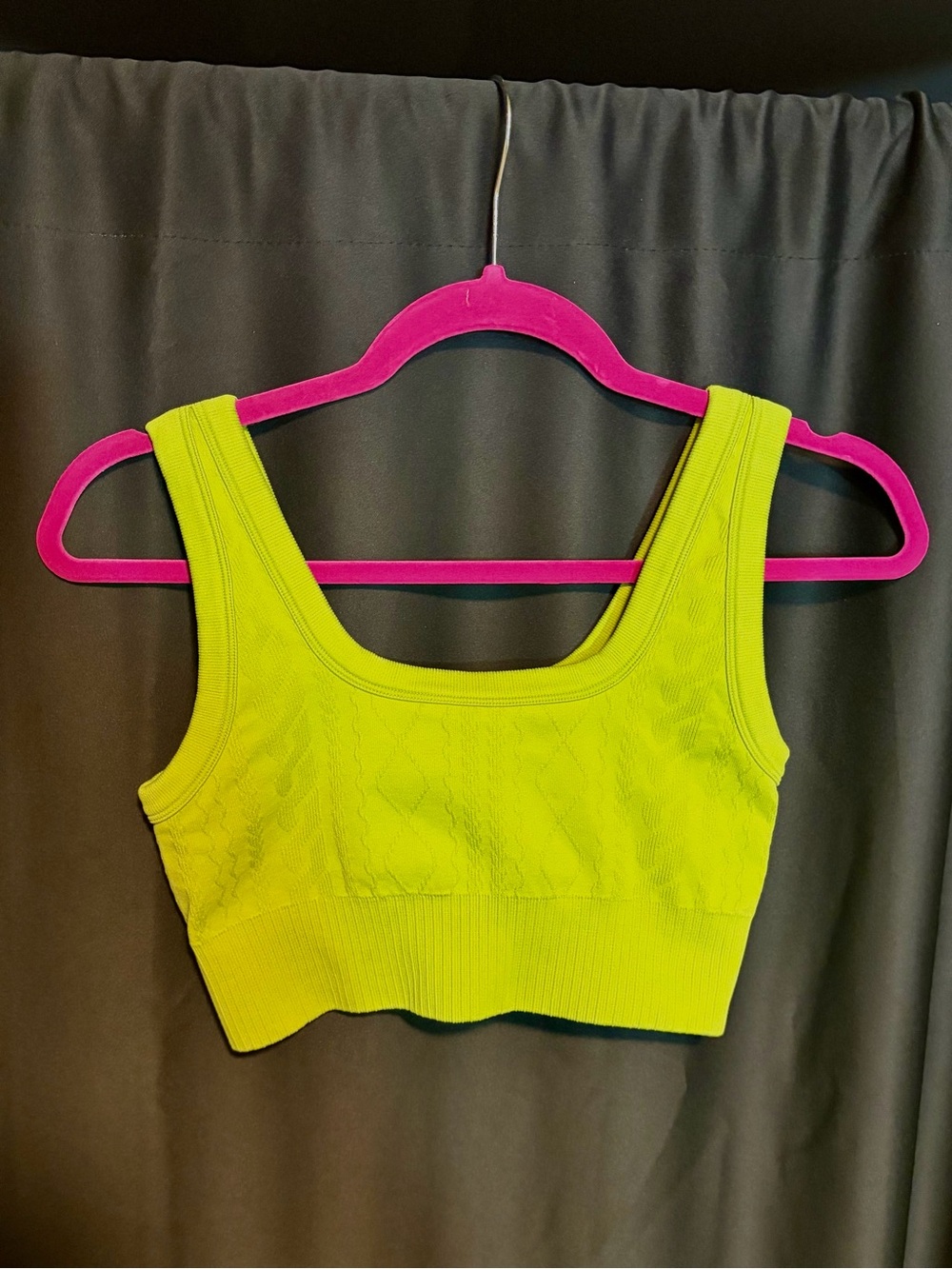 JoyLab Lime Green Ribbed Bralette